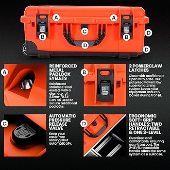 Amazon.com : NANUK 935 Hard Case - Orange : Camera Cases : Electronics